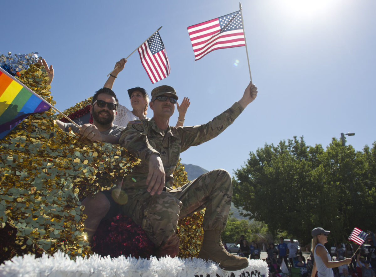 LGBTQ groups, allies line Freedom Festival parade route in Provo to